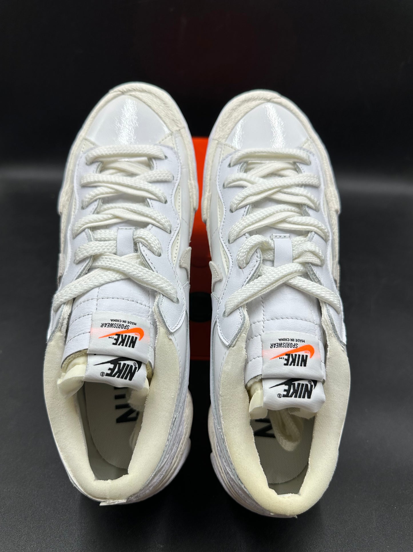 Blazer low Sacai White grey