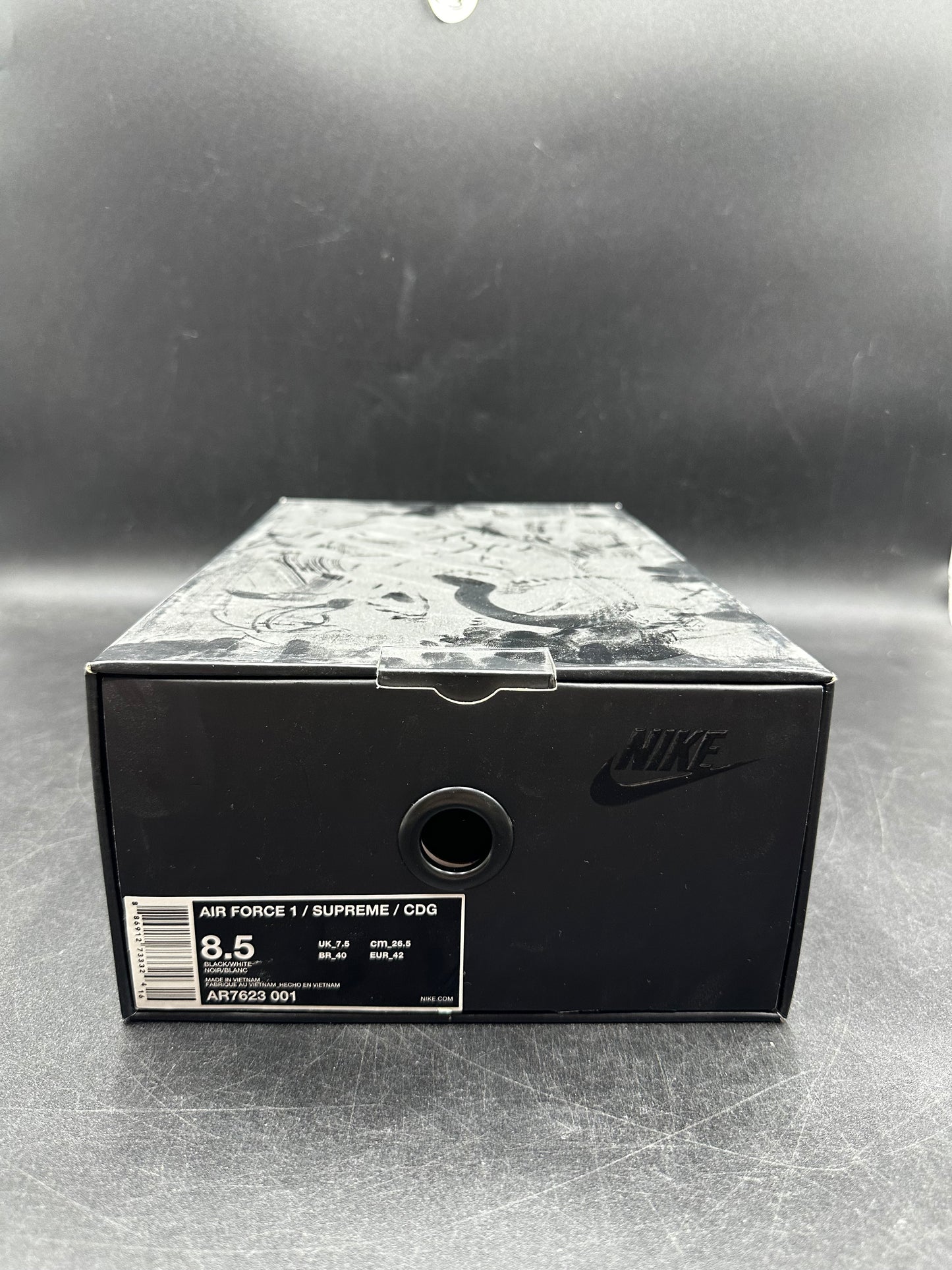 Air force 1 CDG Black