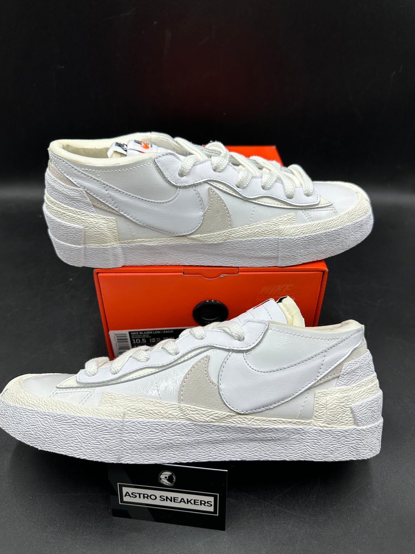 Blazer low Sacai White grey