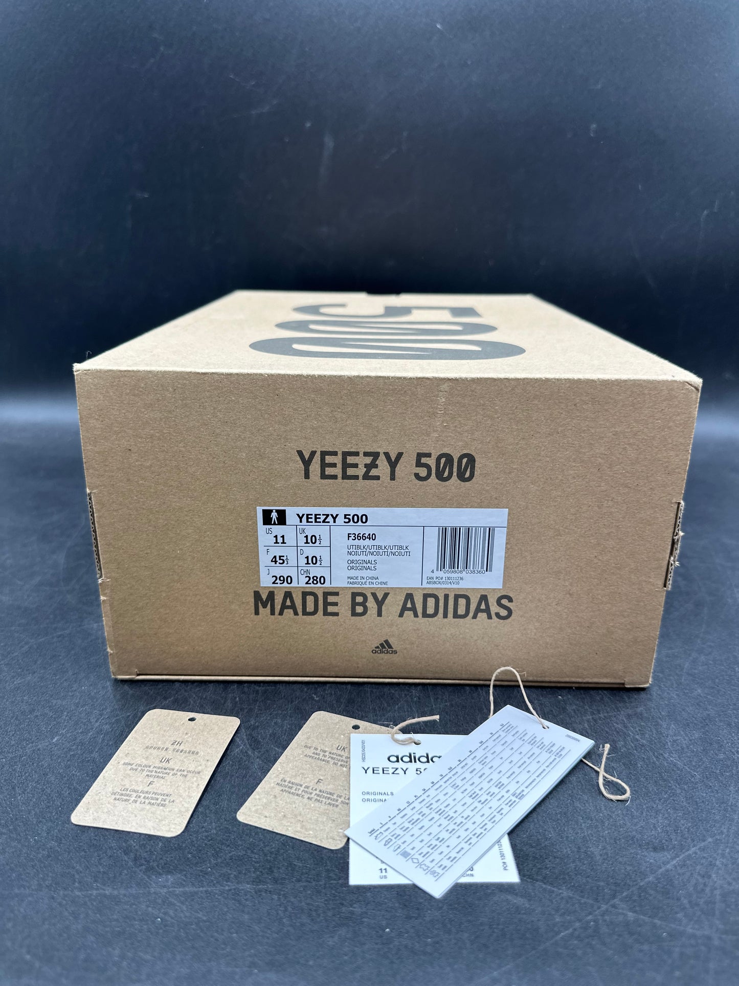 Yeezy 500 black