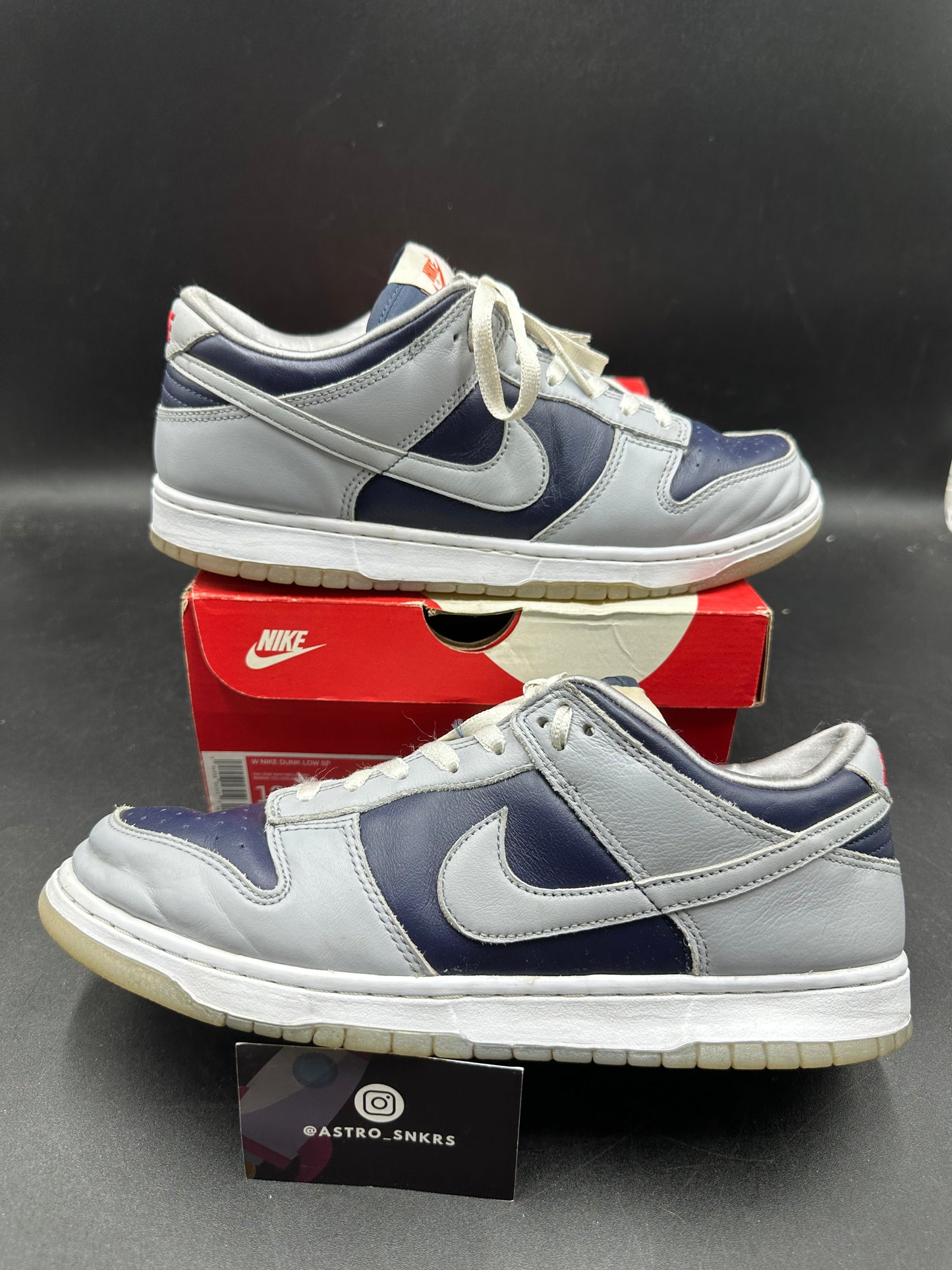 Dunk college navy grey