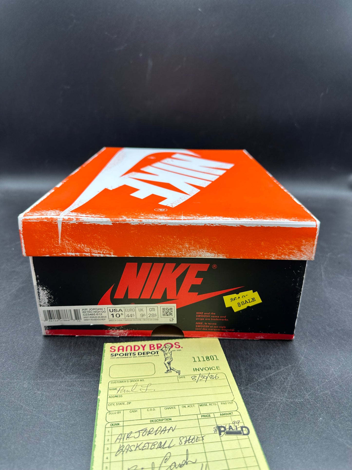 Jordan 1 high lost & found