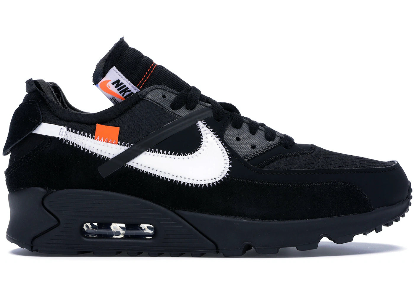 Nike Air Max 90 Off White Black Edition Limitee