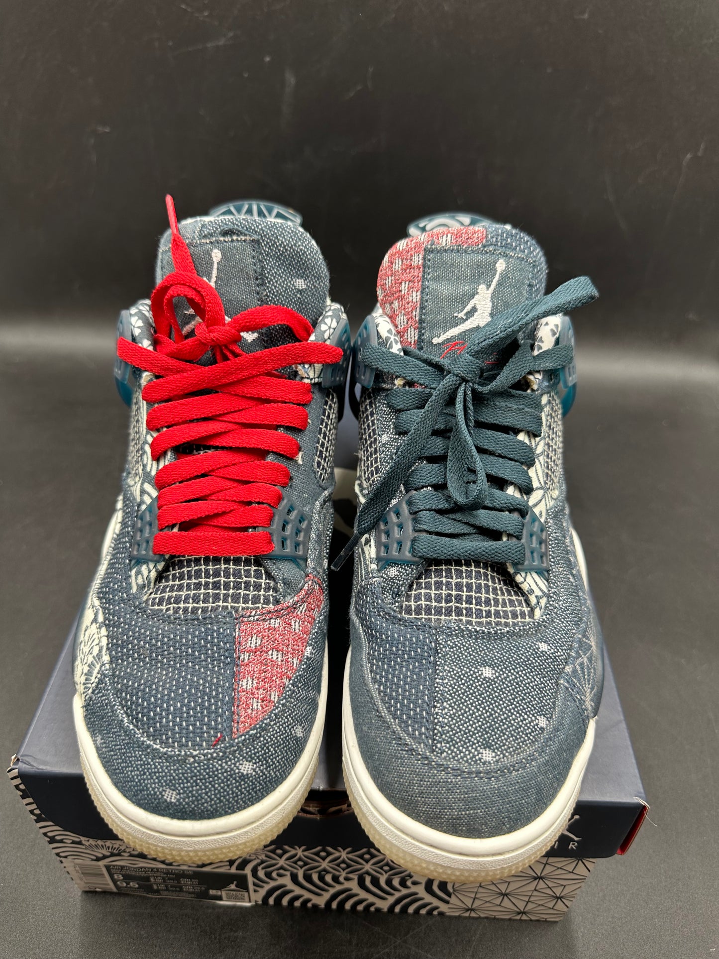 Jordan 4 Shashiko