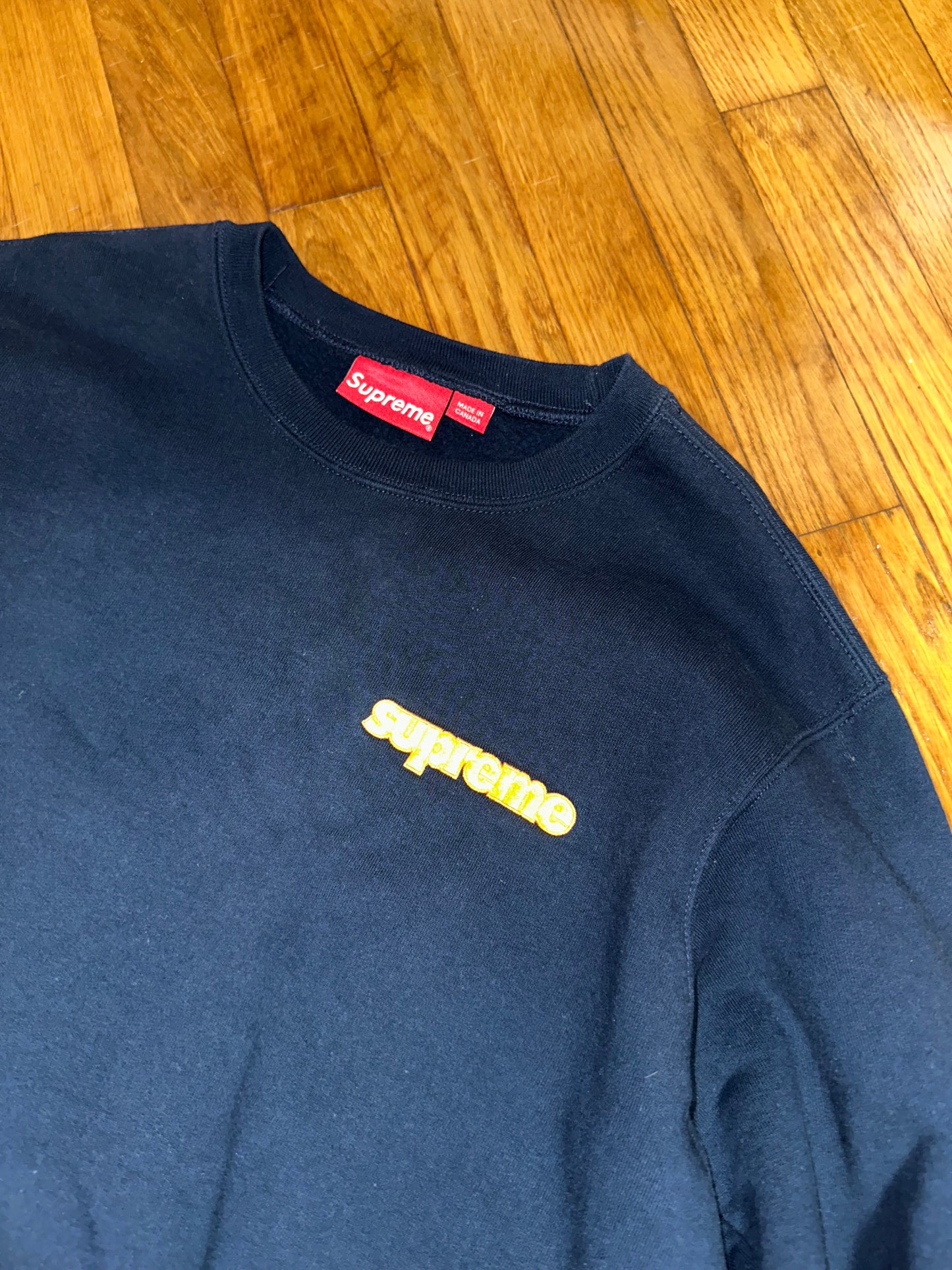 Supreme Connect Crewneck navy (FW18)