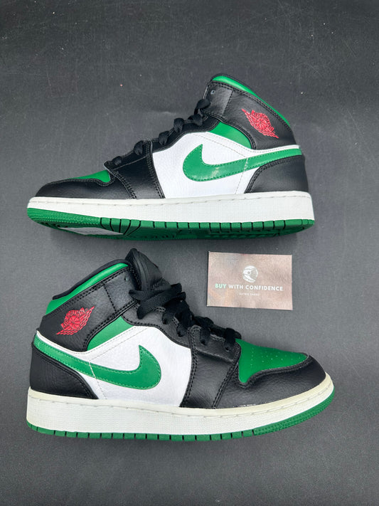 Jordan 1 mid green toe