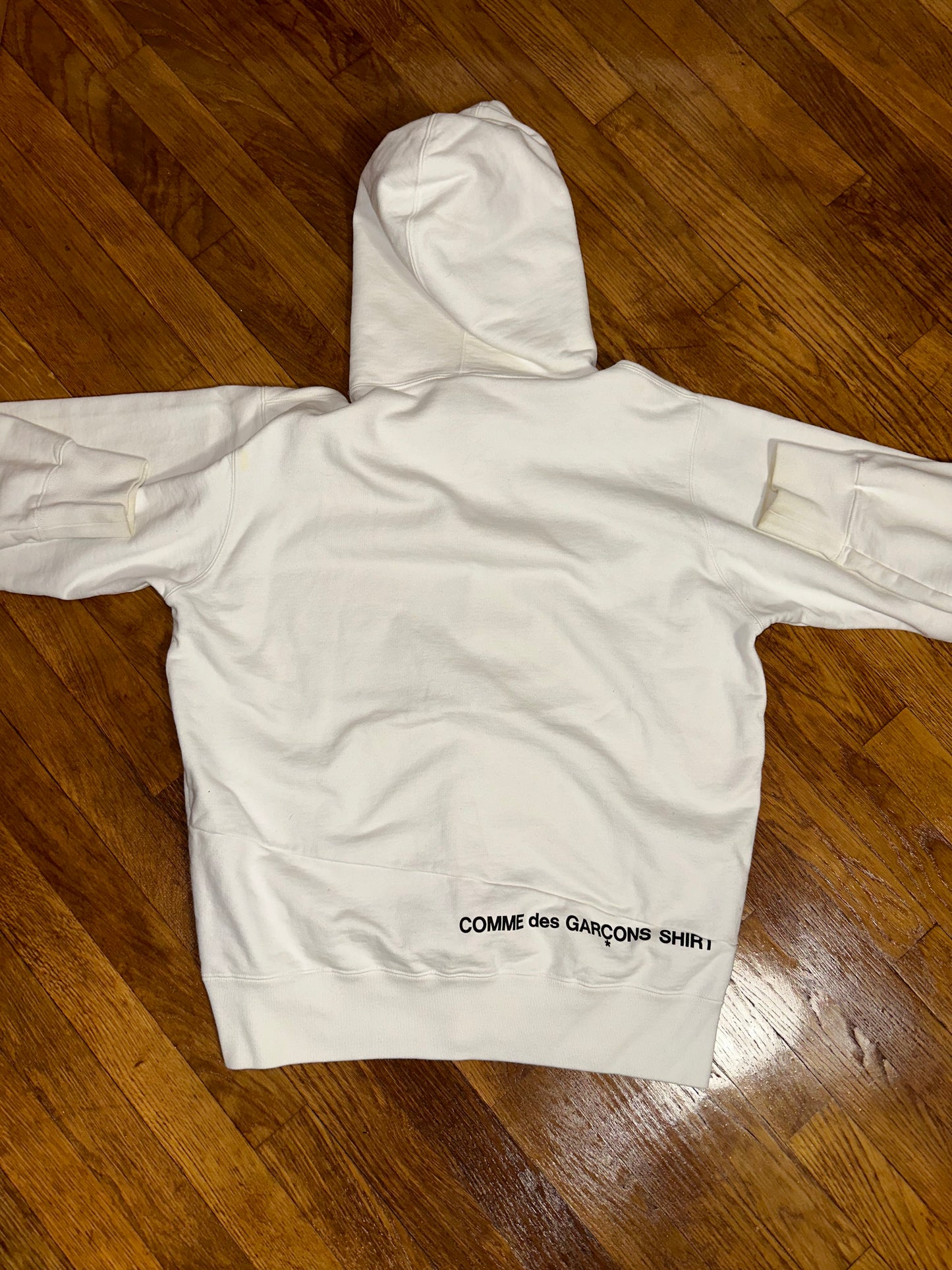 Supreme Hoodie CDG White