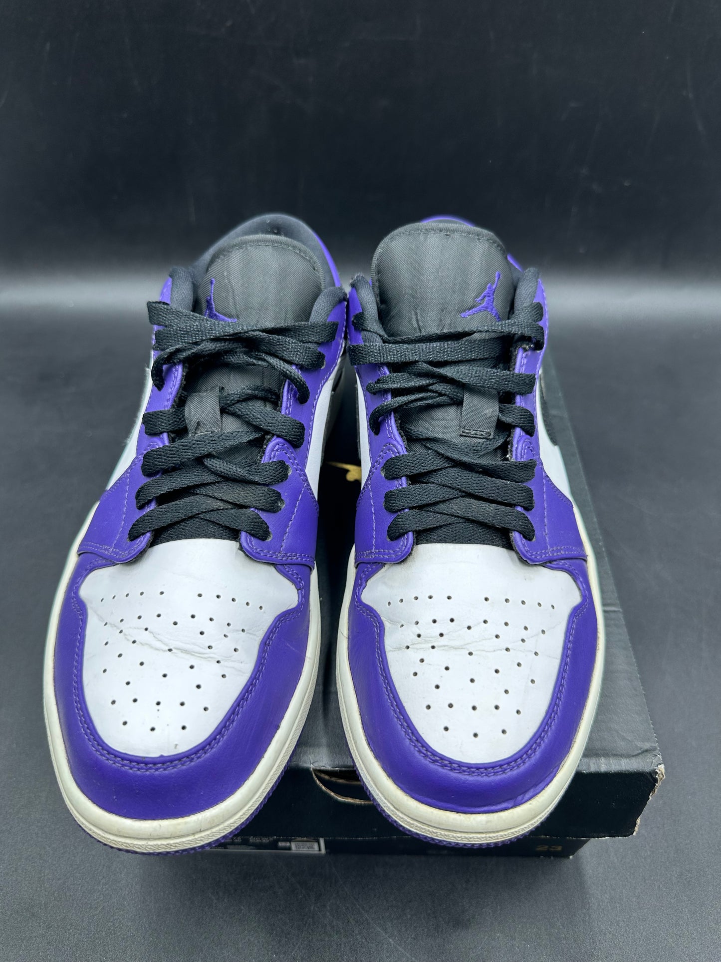 Jordan 1 low court purple