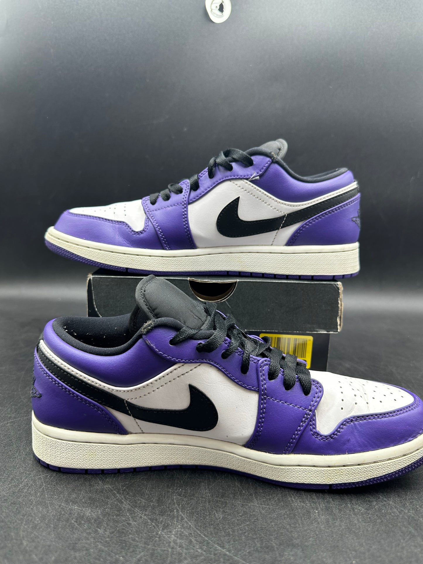 Jordan 1 low court purple