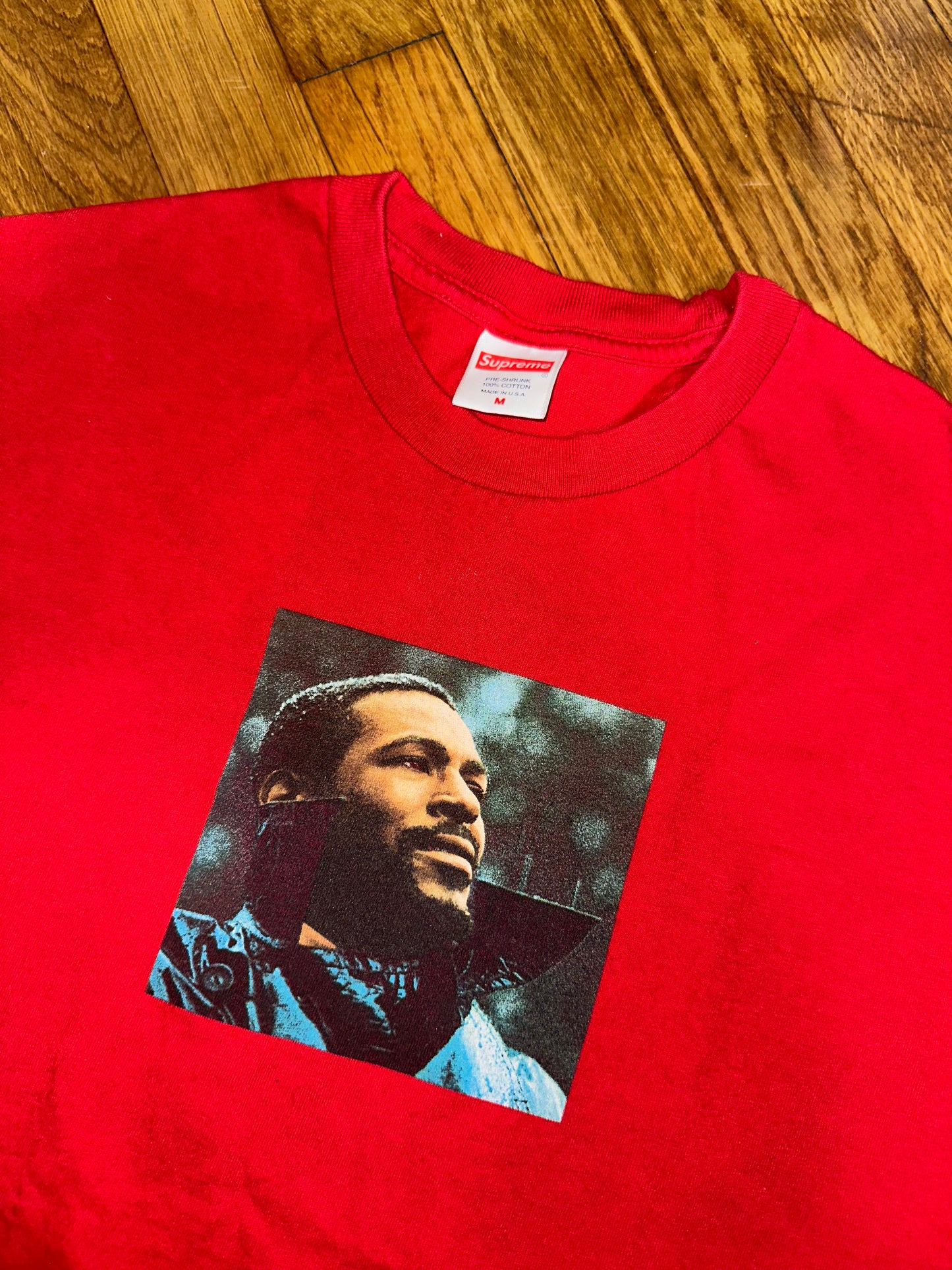 T-shirt Supreme Marvin Gaye Red