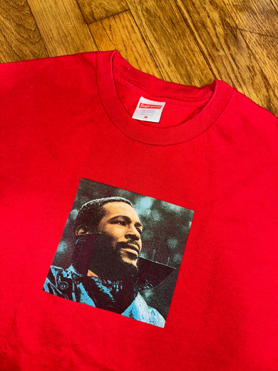 T shirt Supreme Marvin Gaye Red Astro.snkrs