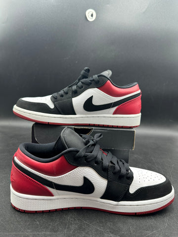 Nike air jordan 1 black toe low online