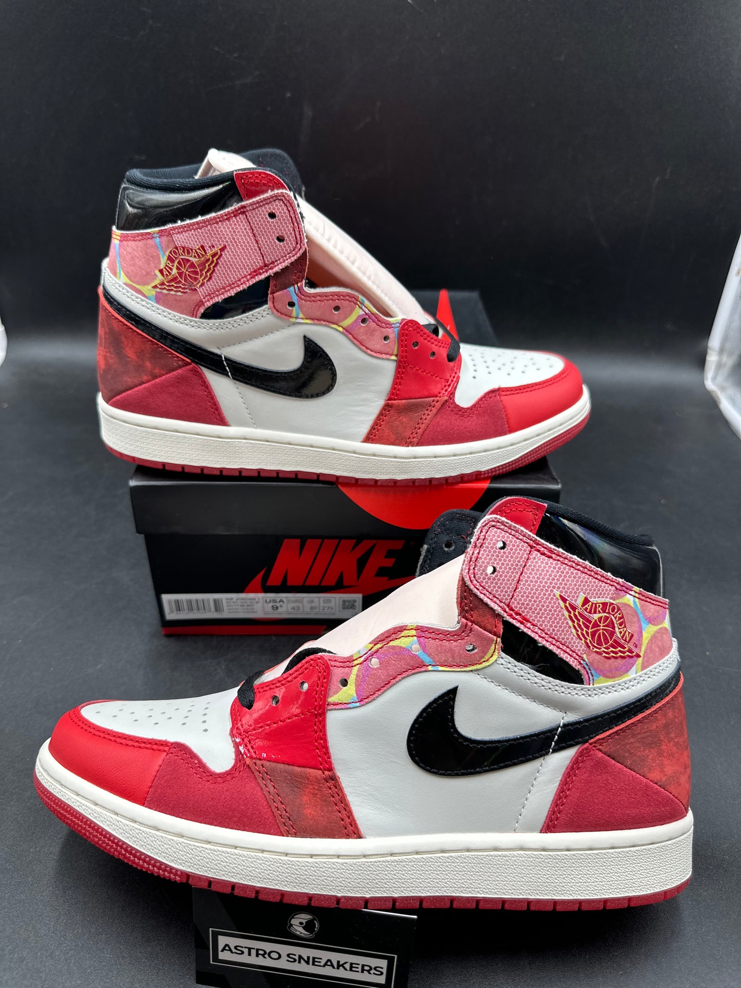 Jordan 1 High Spider-Man reverse story