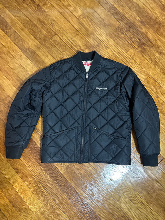 Supreme Veste Dead Prez Quilted Black