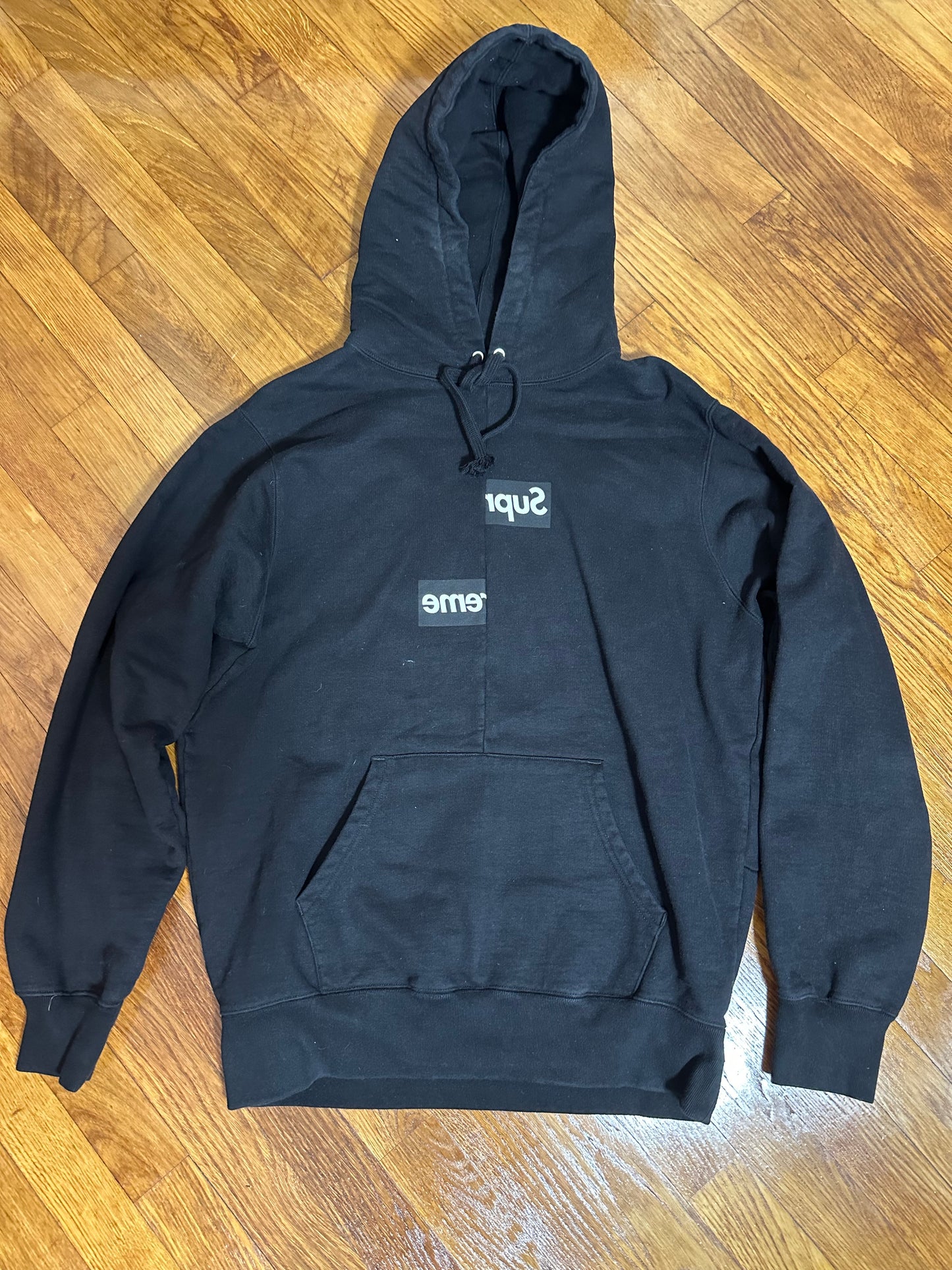 Supreme Hoodie CDG black