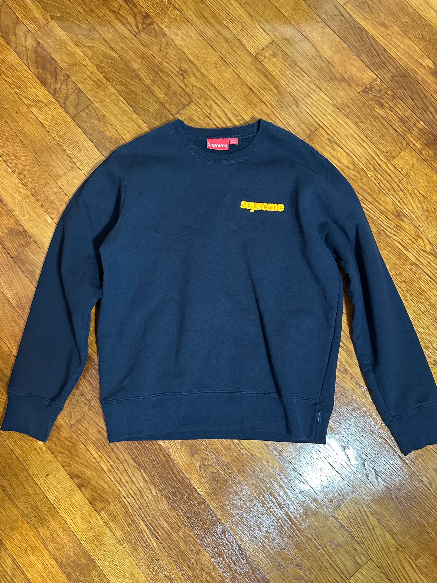 Supreme Connect Crewneck navy (FW18)