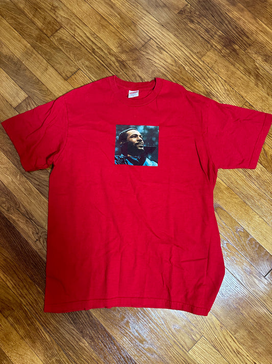 T-shirt Supreme Marvin Gaye Red