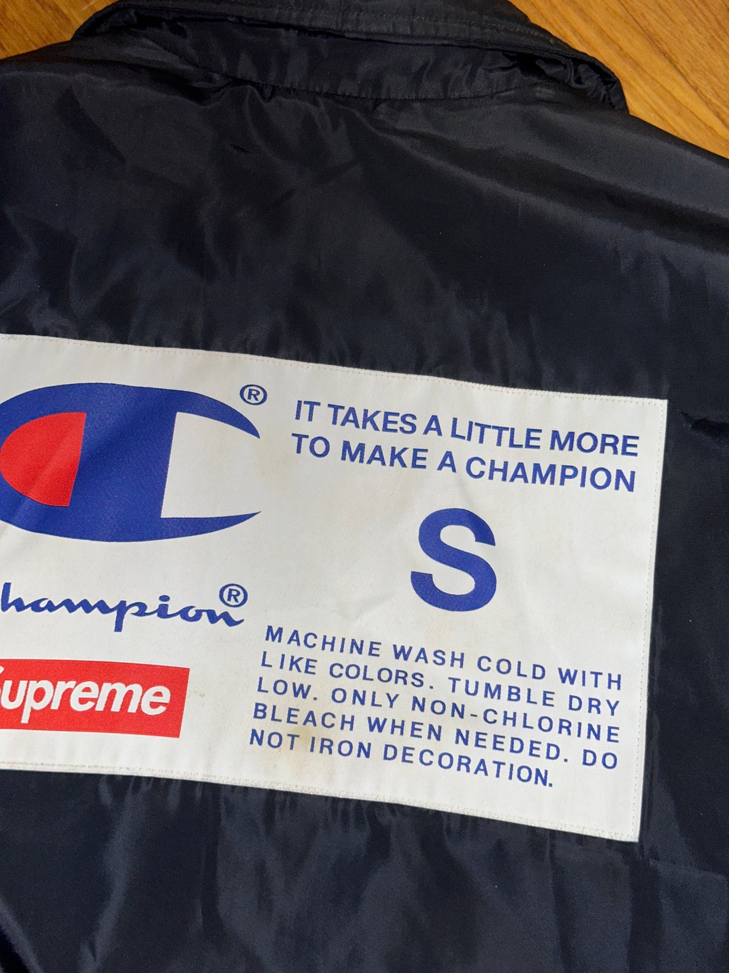 Coach Jacket supreme champion black