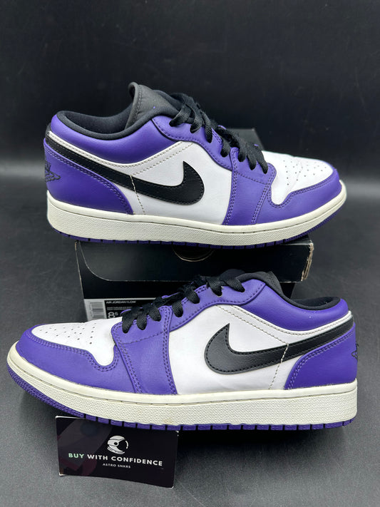 Jordan 1 low court purple