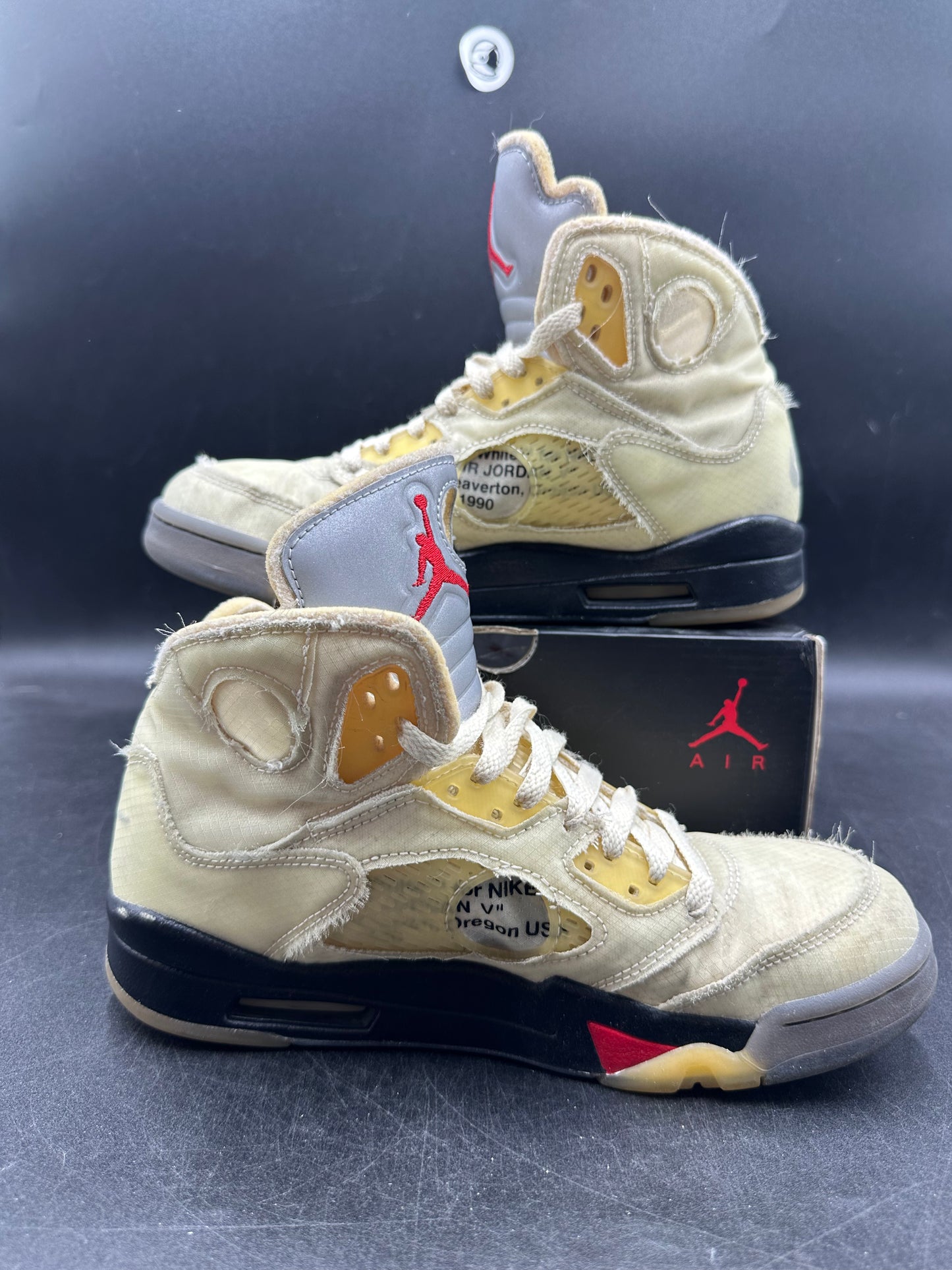 Jordan 5 off white sail