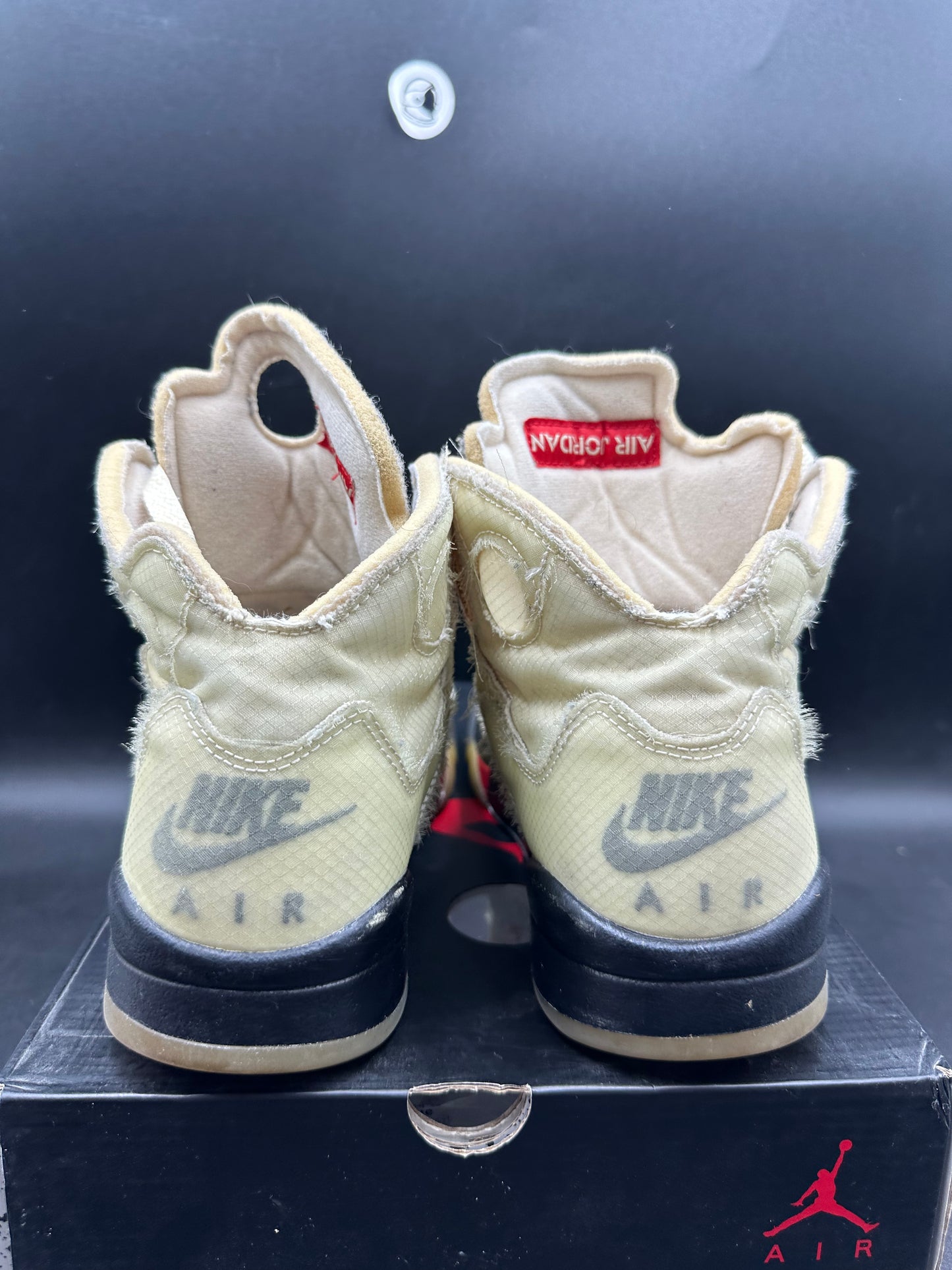 Jordan 5 off white sail