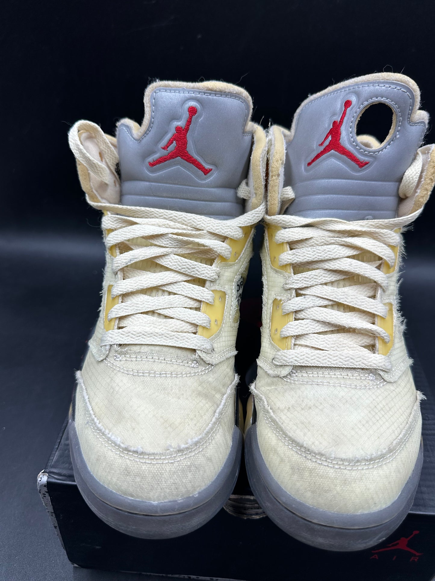 Jordan 5 off white sail